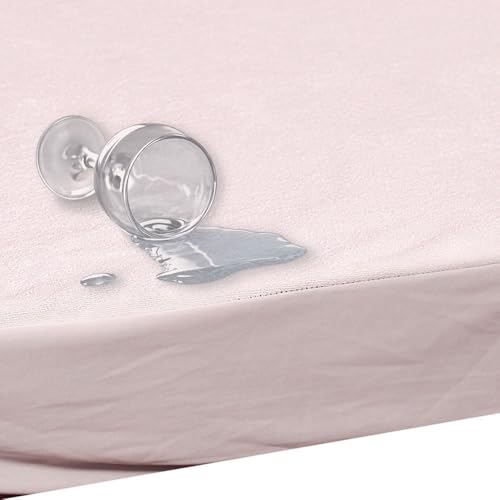 Image of The Furnishing Tree Single Size Mattress Protector 72x30 Inch | 100% Waterproof, Cotton Feel, Breathable & Hypoallergenic | Fitted Bed Cover (Fits Up to 10 inch) | 1 Year Warranty, White