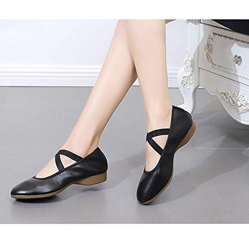 Sisenny Women’s Mary Jane Ballet Flat Round Toe Ankle Strap Flat Comfortable Casual Walking Dress Shoes - Image 4