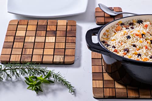 Descanso de panela, travessa e o porta copos kit.