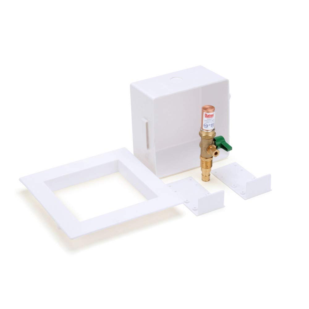 Raccord de tuyau 1/4 pouce Oatey 38349 blanc contre les fuites