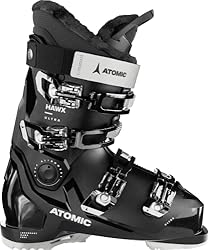 Atomic HAWX Ultra W Alpine Boots, Mujer, Black/Whi...: Rendimiento de primera clase: gracias a su estabilidad y flexibilidad, nuestras botas de esquí para mujer ofrecen el mejor rendimiento, por lo que tu experiencia de esquí alpino será segura e inolvidable. Ajuste perfecto: gracias al talón y tobillo 3...