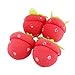 Produktbild 4 Stück Magic Sponge Soft Schöne Erdbeer Schwamm Haar Lockenwickler Schaum und Schwamm DIY Styling Hair Rollers Tool für Frauen