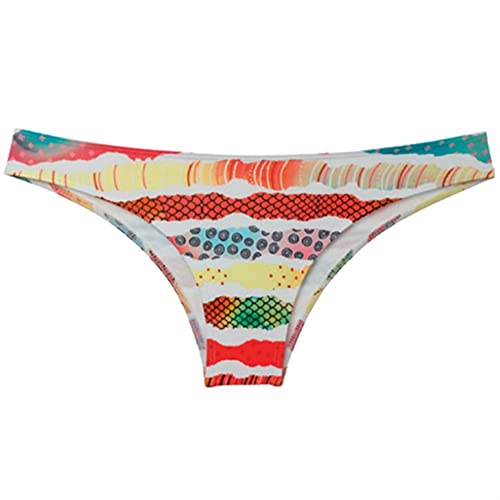 Calcinha Basica Fixa Estampada Mar, She, Feminino, Branco, P