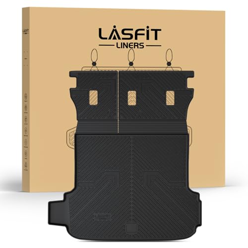 Image of LASFIT Cargo Mat for Subaru Outback 2026 | All Weather TPE Custom Fit Durable Trunk Backrest Mat Cargo Tray Liner (Not fit Wilderness with All-Weather Seatback), Black