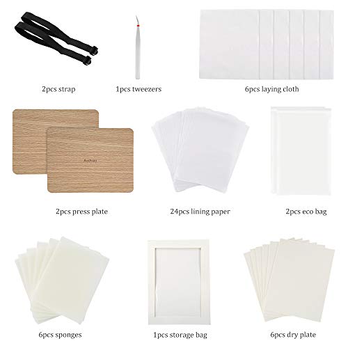 Auihiay Flower Press Kit, 5 Layers 6 X 8 Inch Leaf Press Set For Diy Dried Pressed Flowers Leaves Diy Resin Jewelry Pendant Crafts (Brown) #TOP5