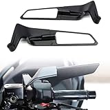 HeyMortoto retroviseur moto embout de guidon, rétroviseur moto embout de guidon, rétroviseurs latéraux Stealth Wind pour Z650 Z900 Z1000 Duke 390 790 1290 MT07 MT09