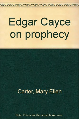 Edgar Cayce on prophecy B0007E9VC2 Book Cover