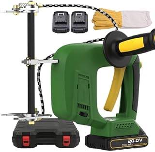 Electric Beehive Frame Shaker with Brushless Motor, 9 Speed Settings, 2x2000mAh Batteries, Charger, Storage Box & Bee Gloves - Ultimate Beekeeping Tool