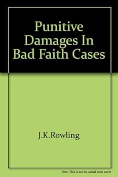 Hardcover Punitive Damages in Bad Faith Cases Book