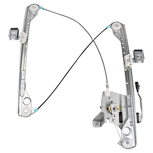 Image of TRQ Front Right Power Window Regulator & Motor Assembly Passenger Side Compatible with 2004-2006 Chrysler Pacifica CH1351142