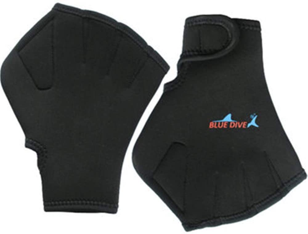 1 Paire De Gants De Natation Palmés, Gants D'entraînement