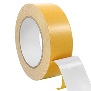 KLEBESHOP24 Teppichklebeband doppelseitig 19 mm x 25 m