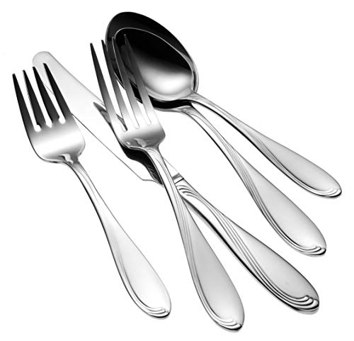 Oneida Oval Bowl Soup/Dessert Spoons Flatware, Standard, Stainless Steel by Oneida - Image 4