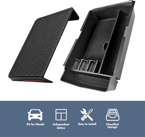 EUEKY 2024 2025 Honda CR-V CRV Center Console Organizer Tray Storage Box, Compatible with 2023 2024 CR-V CRV Armrest Storage Box Tray 2023 2024 Honda CRV Accessories by EUEKY - Image 6