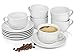 Produktbild Sänger Kaffeetassen Set New Port aus Porzellan 6er Set | Füllmenge 200 ml | Perfekt aufeinander abgestimmtes Porzellan Set bestehend aus 6 Tassen und Untertassen