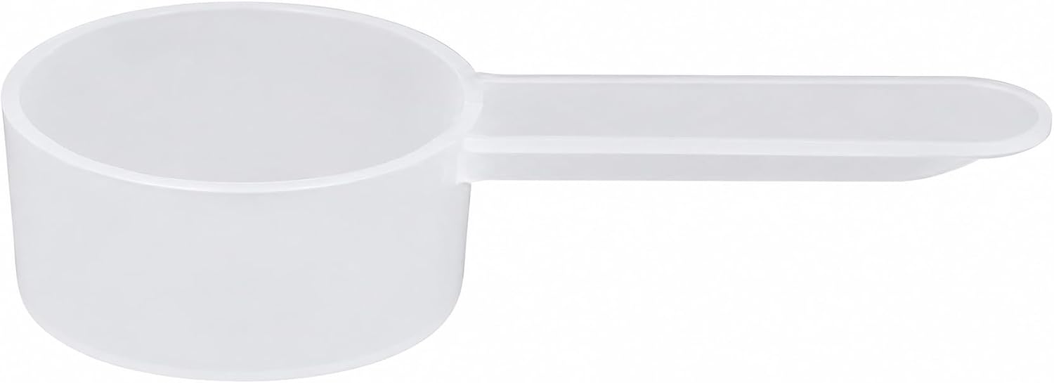 1 Teaspoon (1/3 Tablespoon | 5 mL) Short Handle Plastic Measuring Spoon for Coffee, Protein Powder, Pet Food, Spices, Grains, Dry Goods – Food-Grade BPA-Free (Pack of 1)