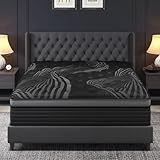 coletex Twin Mattress, 14 Inch Hybrid Mattresses, Medium-Firm Feel with Pocket Springs & Cooling Gel Memory Foam, CertiPUR-US Certified for Enhanced Support, Cooling & Motion Isolation