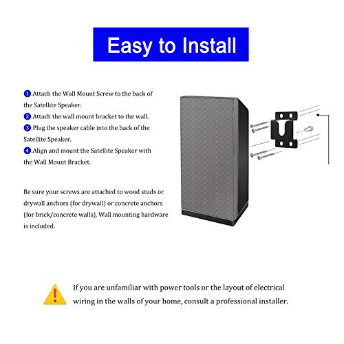 Wall Mount for VIZIO SB3651E6 SB3251NE0 SB3851D0, 2 Pcs Satellite