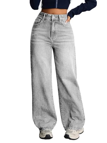Image of Nifty Women's Denim Stretchable High Waist Baggy Jeans for Women