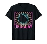 Retro, vintage, mapa de Uruguay, día de San Valentín, cumpleaños, día del padre, día de la madre, Navidad, Año Nuevo