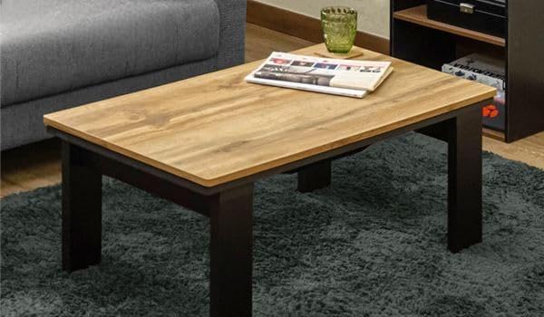 こたつ 約幅90cm ヴィンテージブラウン 中間スイッチ付き オール