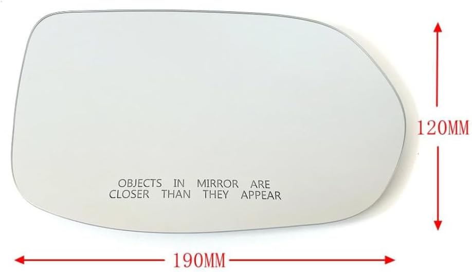 compatible Right Side Blind Spot Power Heated Mirror Glass Replacement Compatible with CRV 2017 2018 2019 2020 2021 2022 Towing Mirrors Convex (Heating with blind spot right)(Heating right)