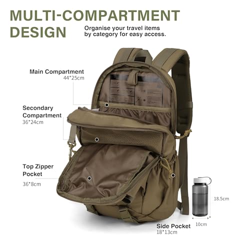 Image of Mardingtop 18L /28L Backpack Tactical Trekking Backpack Outdoor Hiking Backpacks for Camping Hiking Travel
