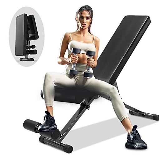 BIANHUA Weight Bench Adjustable,with Leg Extension and Leg Curl,Strength Training Bench for Full Body,Strength Training Bench for Full Body Workout with Fast Folding.
