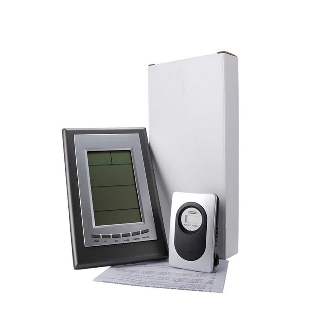 JFDBGU Weather station indoor and outdoor temperature thermometers, household wall mounted desktop type