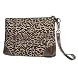 leather leopard print clutch purse Conçue avec une esthétique minimaliste mais sophistiquée, cette pochette convient aux mères, filles, enseignants. Sa finition neutre et de qualité supérieure en fait un cadeau mémorable pour les anniversaires, les vacances ou les célébrations milestes.