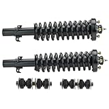 TRQ Front Suspension Kit Complete Strut & Coil Spring Assembly Sway Bar Stabilizer Link Compatible with 1994-1997 Honda Accord 1995-1998 Odyssey 1996-1999 Isuzu Oasis