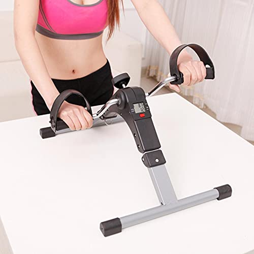 Zasekb Mini Exercise Stepper with Resistance Bands Aerobic Motor Household Portable Hydraulic Cylinder Stepper Climber Fitness Folding Machine Cord Step Aerobics Machine Stair Stepper Exercise Bike