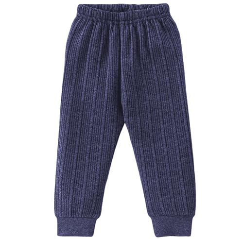 Image of Kids Unisex Baby Boys & Girls Winter Wear Thermal Set with Round Neck Full Sleeve Top and Pajami with Grip