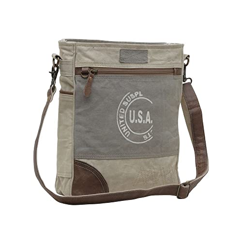 Myra Bag Western Leather Shoulder Bag for Women - Upcycled Canvas Crossbody Inspiration2