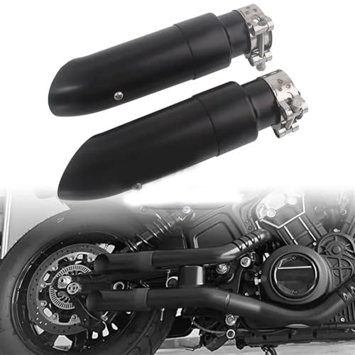 Tuyau à double sortie en alliage d'acier pour Indian Scout