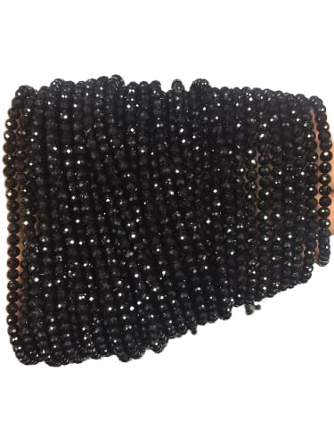 Tourmaline noire perles facettées LKBEADS anti-imperfections pour réussir vos colliers