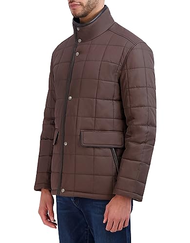 Cole Haan Men's Quilt Jacket with Rib Knit Inner Collar2