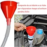 Zoom IMG-1 imbuto universale auto con beccuccio Zoom IMG-1 imbuto universale auto con beccuccio