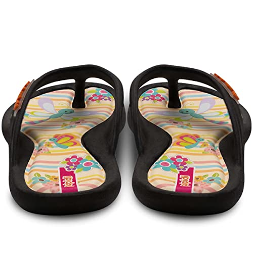 Chinelo Infantil Moda Menina Nº 25 Ao 32 Leve E Macio 12.100 (Preto, br_footwear_size_system, little