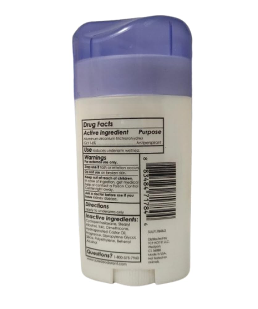 Sure Anti-Perspirant Deodorant Original Solid Regular Scent - 1.7 oz, Pack of 4
