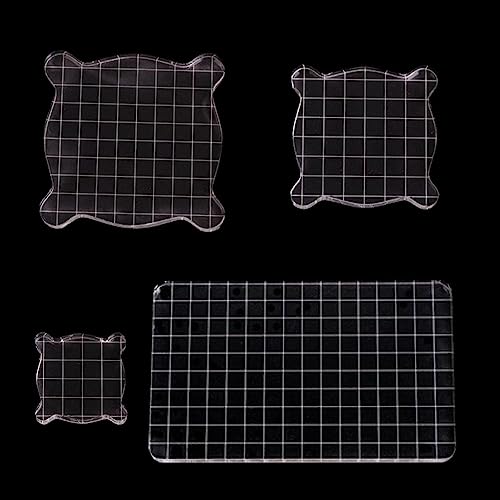 Amazon.co.jp: seimeinoki 4個 クリアスタンプ用 アクリル