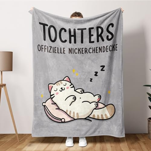 Juratar Geschenk für Tochter – Lustige Decke für Mädchen Tochter...