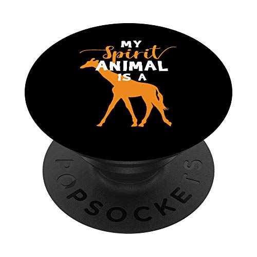 My Spirit Animal Giraffe Gift Ideas Giraffe Lovers Gifts PopSockets PopGrip Intercambiable