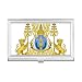 Phnom Penh Cambodia National Emblem Business Card Holder Case Pocket Box Wallet