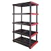CX Craftsman, 5-Tier Highly Durable Storage Rack, 200lbs/shelf, (72.3â€H x 40â€W x 24â€D), Interlocking Shelving Unit and Weather-Resistant Design, American Made Garage Shelf