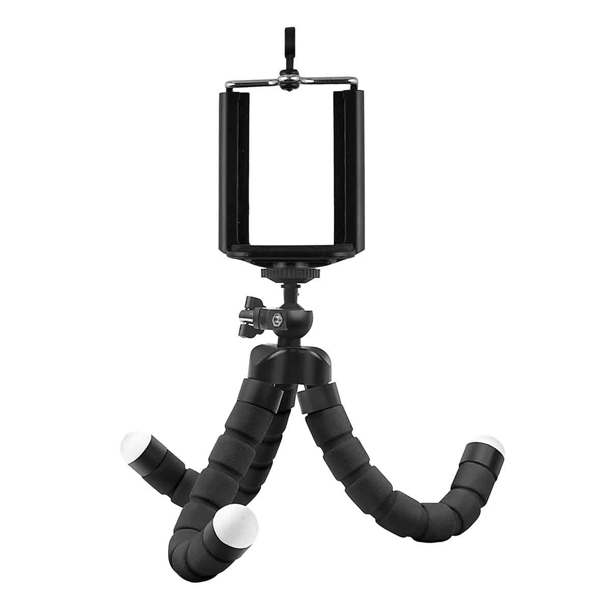 Juice Social Flexi Tri-Pod with Bendable Legs and Bluetooth Remote, Portable Mini Tripod with Flexible Octopus Style Legs, Phone/Camera Mount, Compatible with Apple, Android, GO PRO, Cameras