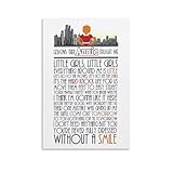 Art Posters Annie Quotes Lyrics Broadway Musical Theater Play Poster Poster Decorative Painting Canvas Wall Art Living Room Posters Bedroom Painting 12x18inch(30x45cm)