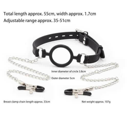 O-clip noir tendance decoration faciale esthetique accessoire visage moderne - 2