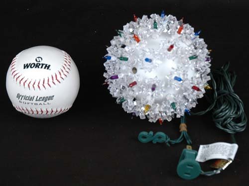 Novelty Lights Ss50-Mu Commercial Grade Indoor/Outdoor Christmas Starlight Sphere, Multi Color, 50 Light, 6" Diameter, Stackable Plug #TOP3