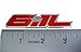 ERPART 6.1L Liter RED on Polished Silver Hemi Engine Real Aluminum Emblem Badge Compatible with Dodge Charger Challenger Magnum Jeep Grand Cherokee Chrysler Hemi 300C SRT-8 SRT8 SRT RT (Pack of 2)